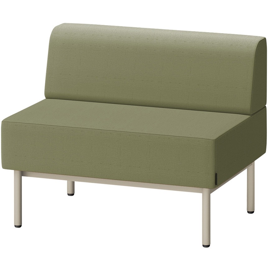 LCL-09SLAY-H9L6 CLソファ 背あり ストレートタイプ W900 張地DY<配送時組立サービス付> イトーキ 高さ720mm奥行650mm  LCL-09SLAY-H9L6 82,390円