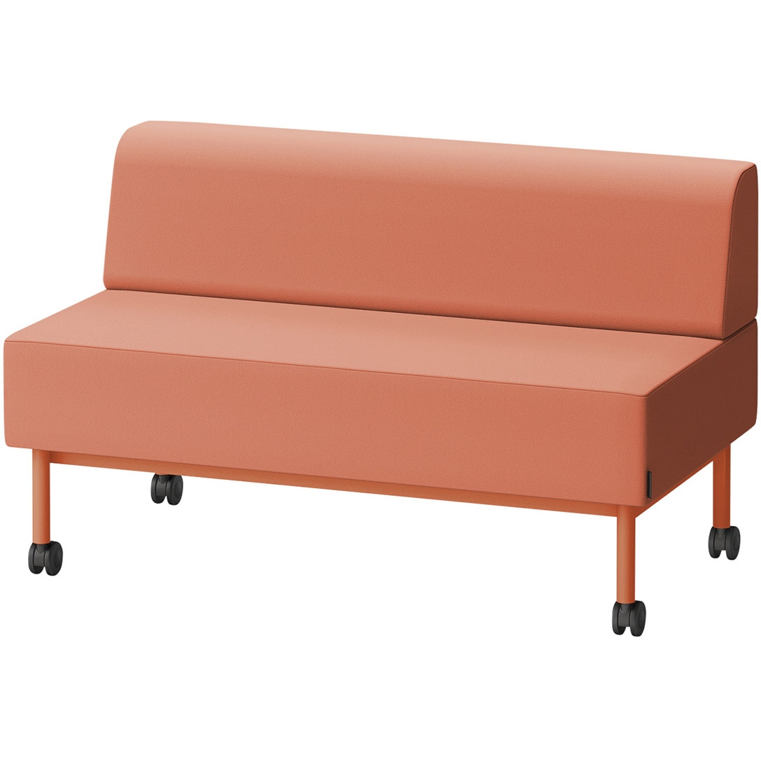 LCL-12SLCC-D4D3 CLソファ 背あり ストレートタイプ キャスター付 W1200 張地C<配送時組立サービス付> イトーキ 高さ720mm奥行650mm  LCL-12SLCC-D4D3 98,890円