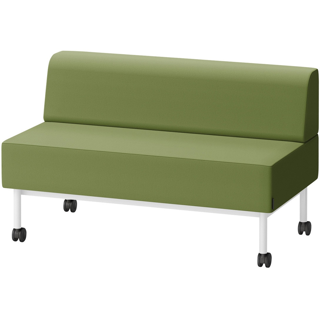 LCL-12SLCC-W9Q3 CLソファ 背あり ストレートタイプ キャスター付 W1200 張地C<配送時組立サービス付> イトーキ 高さ720mm奥行650mm  LCL-12SLCC-W9Q3 98,890円