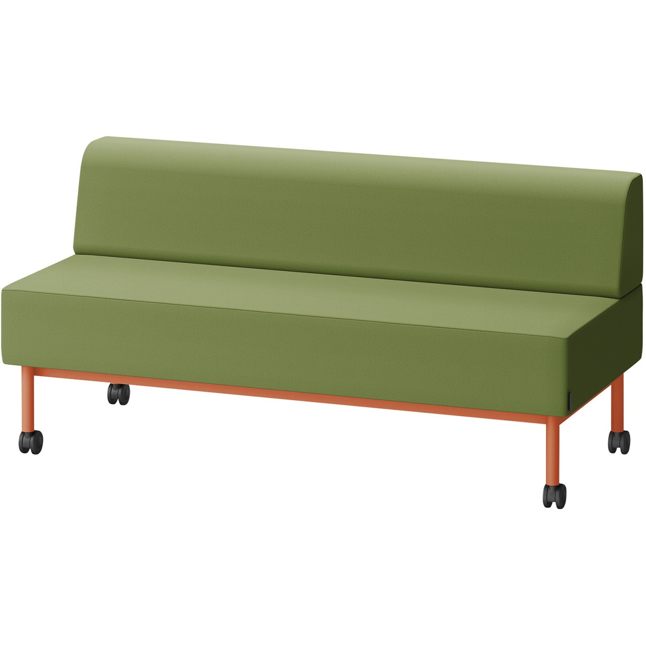 LCL-15SLCC-D4Q3 CLソファ 背あり ストレートタイプ キャスター付 W1500 張地C<配送時組立サービス付> イトーキ 高さ720mm奥行650mm  LCL-15SLCC-D4Q3