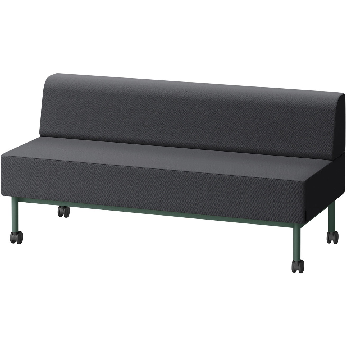 LCL-15SLCC-G2W2 CLソファ 背あり ストレートタイプ キャスター付 W1500 張地C<配送時組立サービス付> イトーキ 高さ720mm奥行650mm  LCL-15SLCC-G2W2