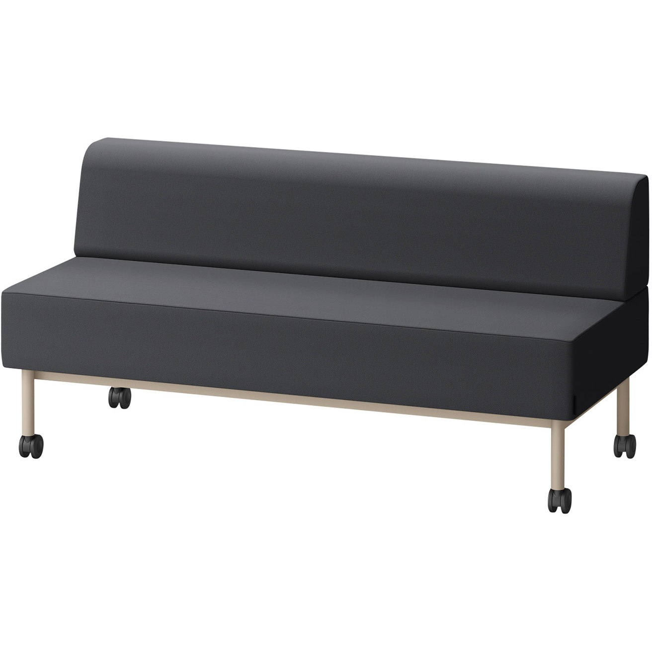 LCL-15SLCC-H9W2 CLソファ 背あり ストレートタイプ キャスター付 W1500 張地C<配送時組立サービス付> イトーキ 高さ720mm奥行650mm  LCL-15SLCC-H9W2