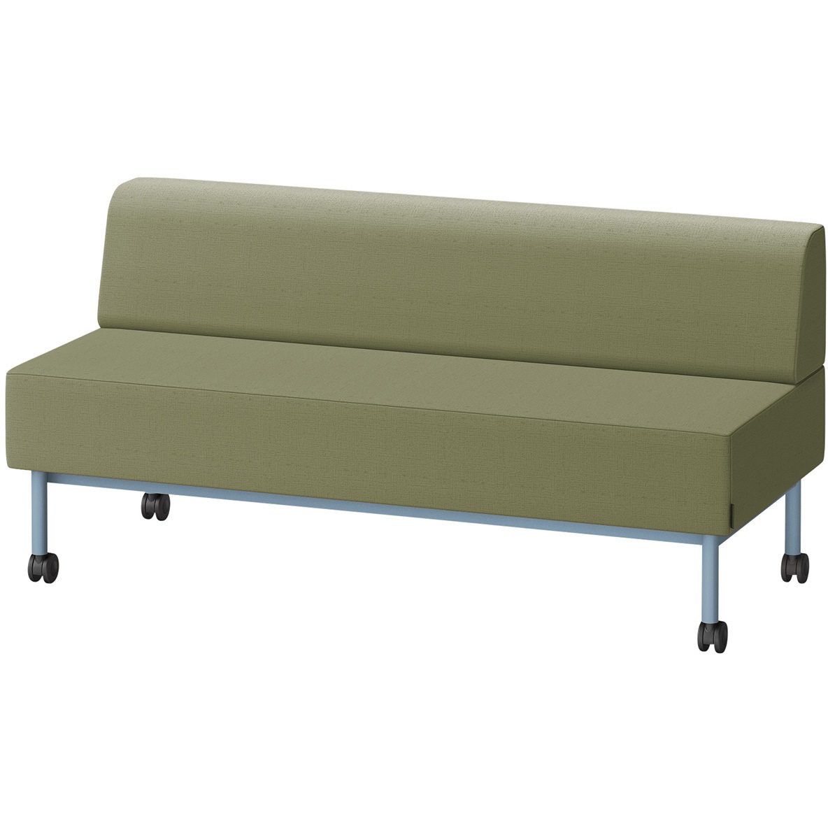 LCL-15SLCY-S5L6 CLソファ 背あり ストレートタイプ キャスター付 W1500 張地DY<配送時組立サービス付> イトーキ 高さ720mm奥行650mm  LCL-15SLCY-S5L6 109,890円