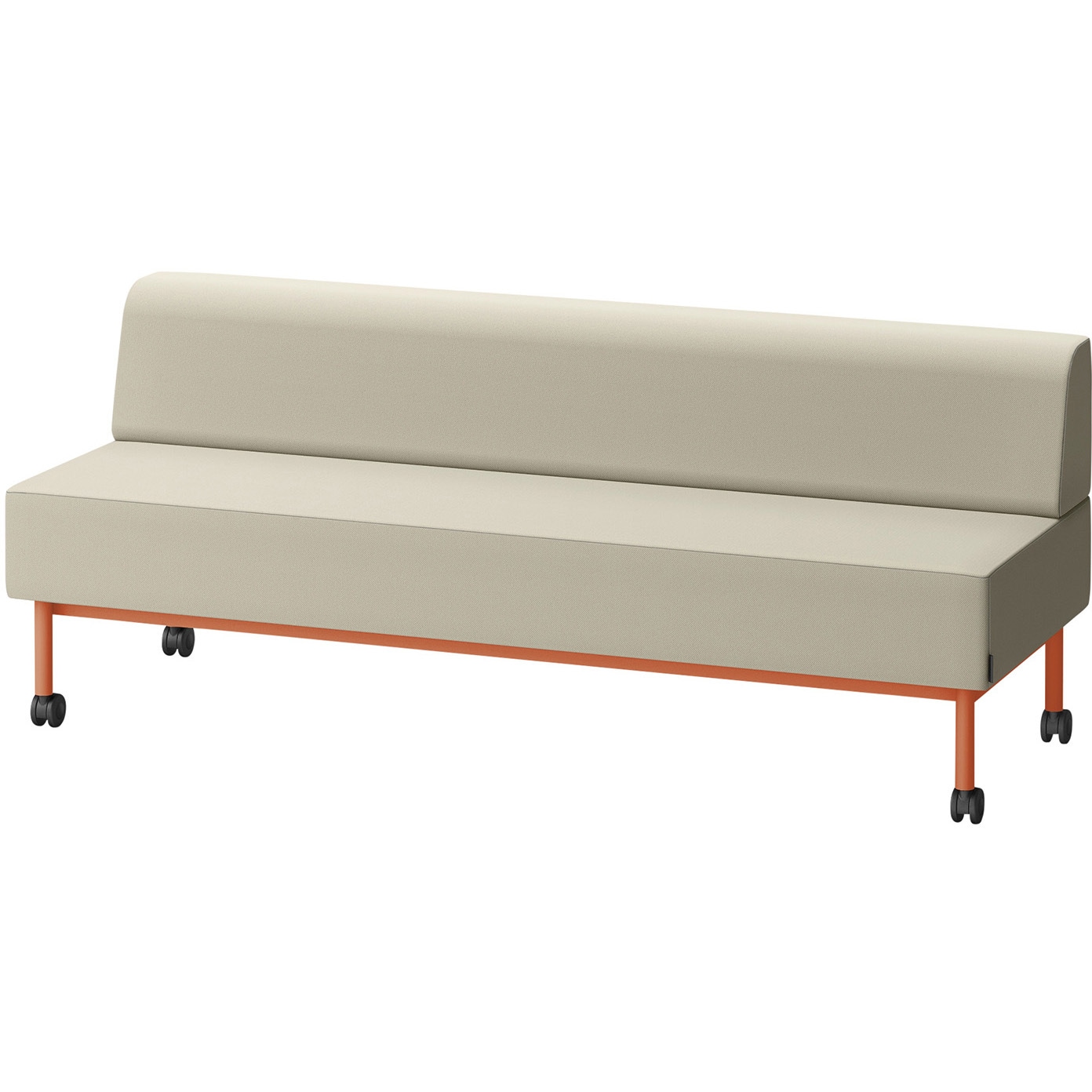 LCL-18SLCC-D4F6 CLソファ 背あり ストレートタイプ キャスター付 W1800 張地C<配送時組立サービス付> イトーキ 高さ720mm奥行650mm  LCL-18SLCC-D4F6 109,900円