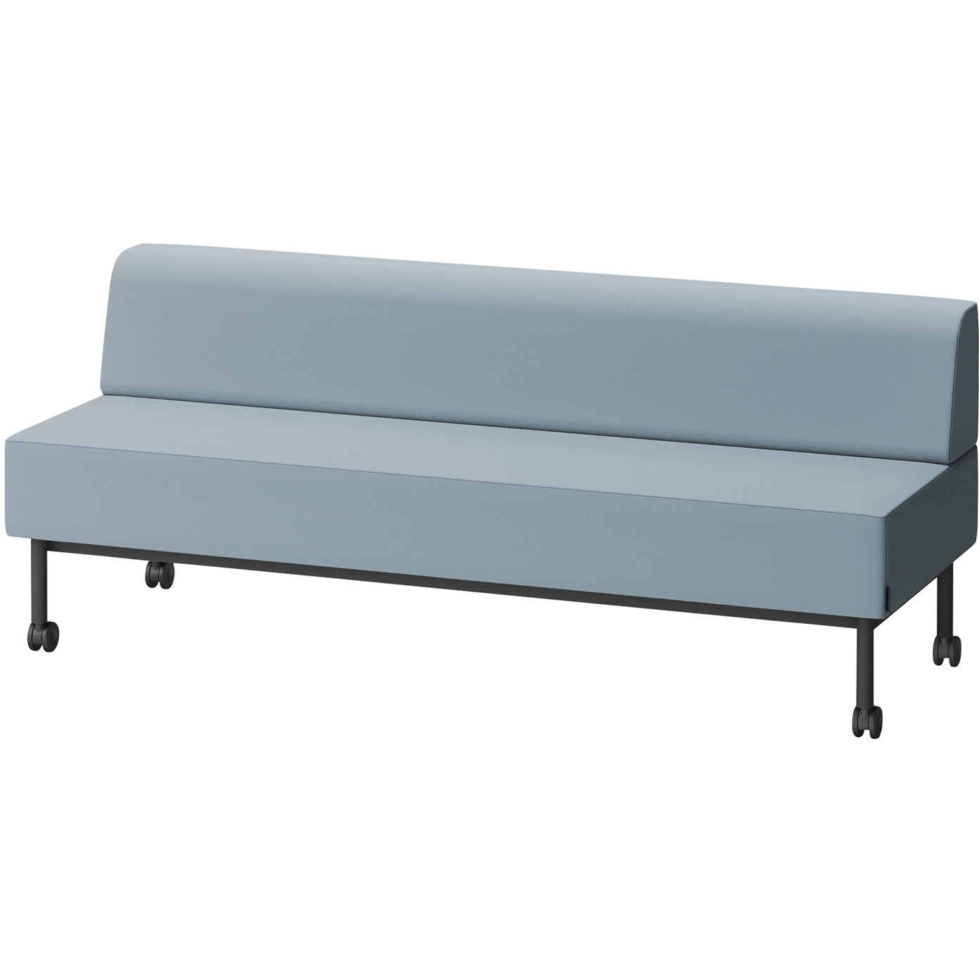 LCL-18SLCC-T1S5 CLソファ 背あり ストレートタイプ キャスター付 W1800 張地C<配送時組立サービス付> イトーキ 高さ720mm奥行650mm  LCL-18SLCC-T1S5