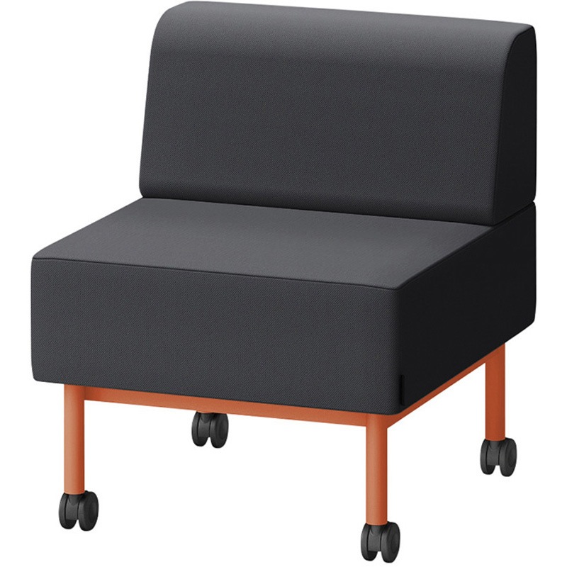 LCL-06SLCC-D4W2 CLソファ 背あり ストレートタイプ キャスター付 W600 張地C<配送時組立サービス付> イトーキ 高さ720mm奥行650mm  LCL-06SLCC-D4W2