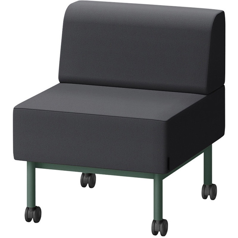 LCL-06SLCC-G2W2 CLソファ 背あり ストレートタイプ キャスター付 W600 張地C<配送時組立サービス付> イトーキ 高さ720mm奥行650mm  LCL-06SLCC-G2W2 71,390円