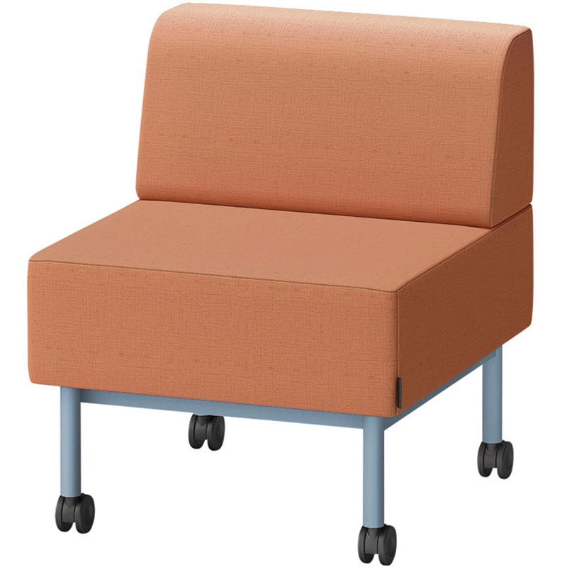 LCL-06SLCY-S5D3 CLソファ 背あり ストレートタイプ キャスター付 W600 張地DY<配送時組立サービス付> イトーキ 高さ720mm奥行650mm  LCL-06SLCY-S5D3 71,390円