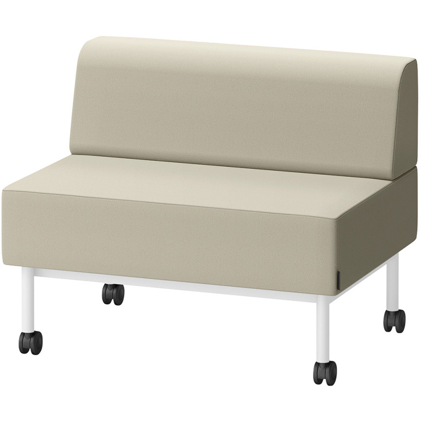 LCL-09SLCC-W9F6 CLソファ 背あり ストレートタイプ キャスター付 W900 張地C<配送時組立サービス付> イトーキ 高さ720mm奥行650mm  LCL-09SLCC-W9F6