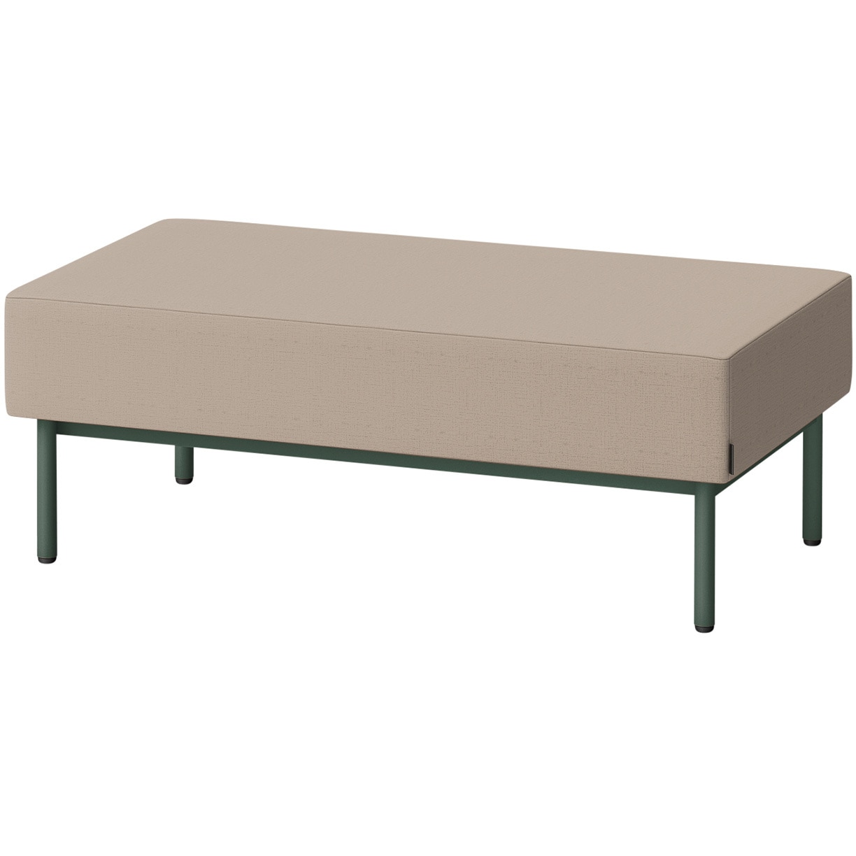 LCL-12SNAY-G2Y3 CLソファ 背なし ストレートタイプ W1200 張地DY<配送時組立サービス付> イトーキ 高さ440mm奥行650mm  LCL-12SNAY-G2Y3