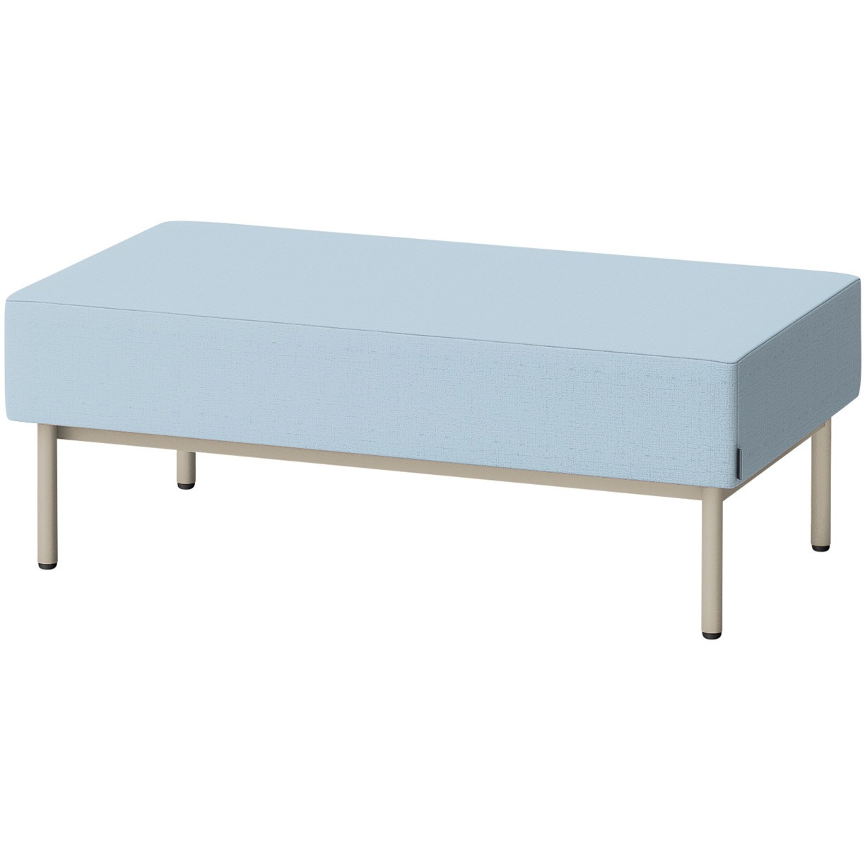 LCL-12SNAY-H9A8 CLソファ 背なし ストレートタイプ W1200 張地DY<配送時組立サービス付> イトーキ 高さ440mm奥行650mm  LCL-12SNAY-H9A8