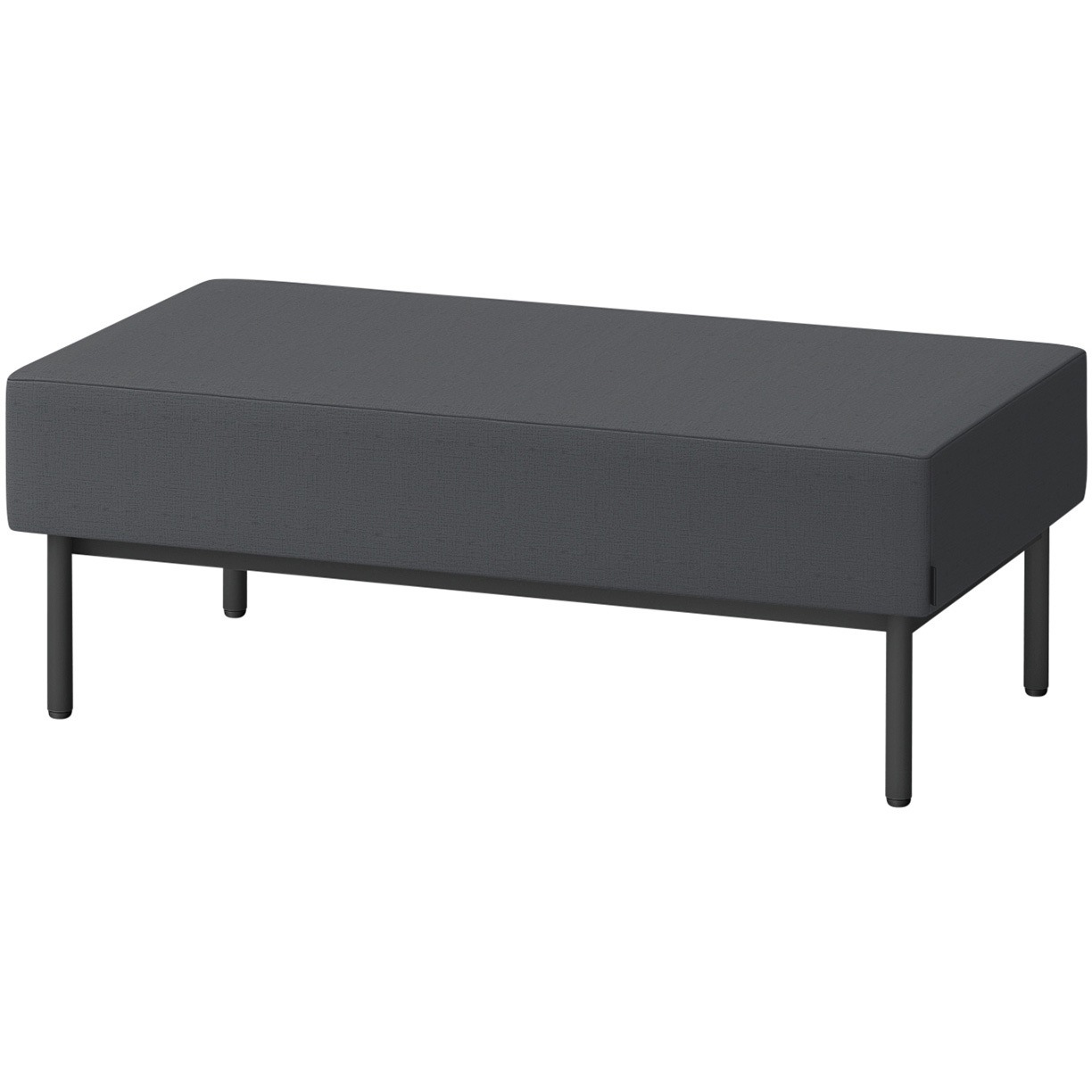 LCL-12SNAY-T1W2 CLソファ 背なし ストレートタイプ W1200 張地DY<配送時組立サービス付> イトーキ 高さ440mm奥行650mm  LCL-12SNAY-T1W2