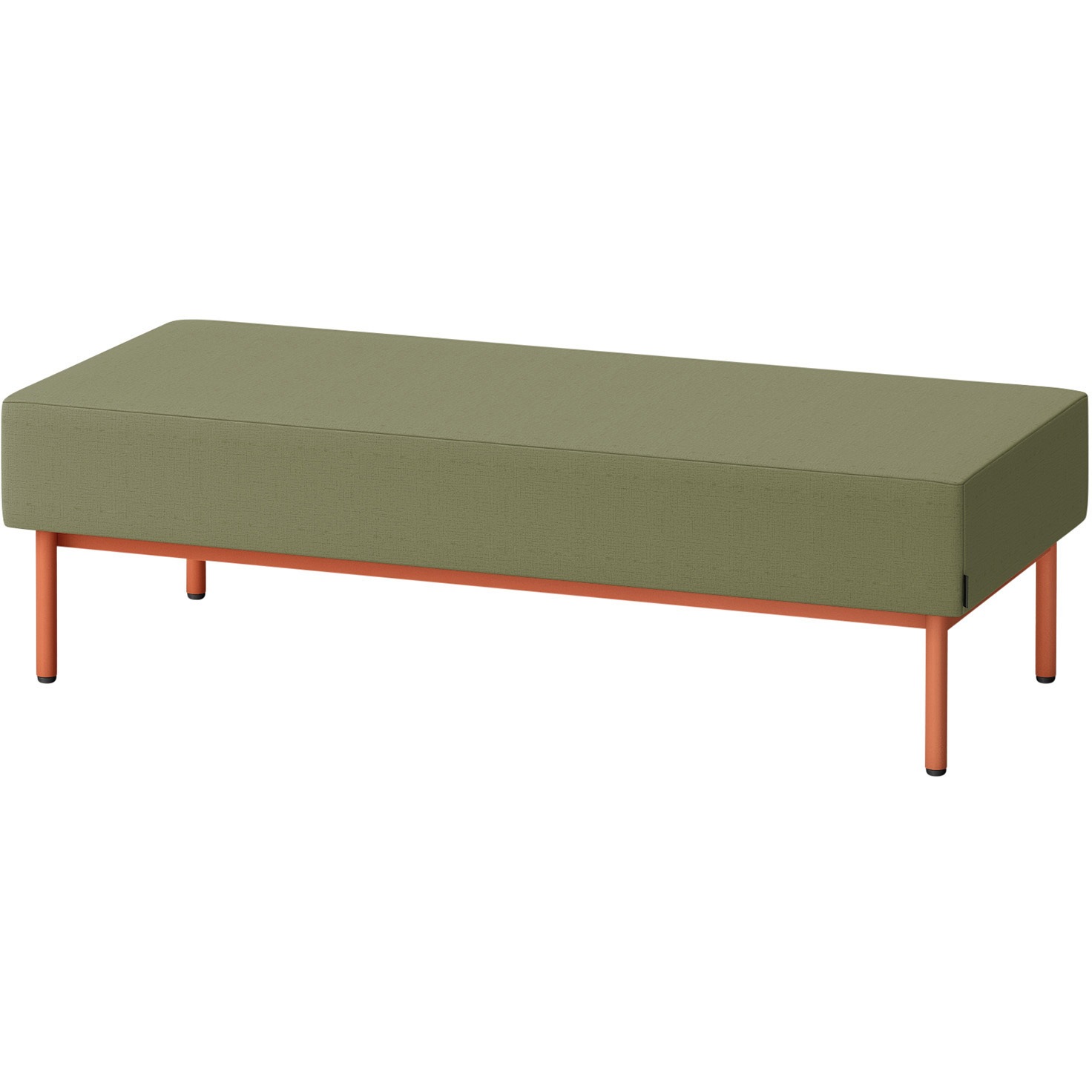 LCL-15SNAY-D4L6 CLソファ 背なし ストレートタイプ W1500 張地DY<配送時組立サービス付> イトーキ 高さ440mm奥行650mm  LCL-15SNAY-D4L6