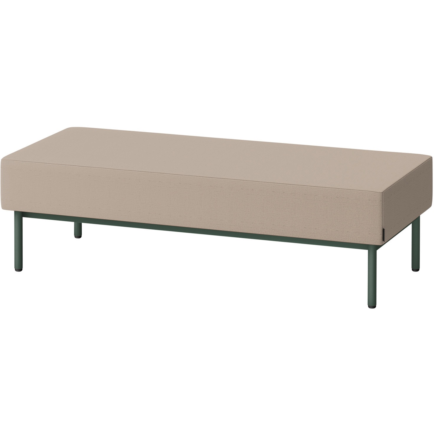 LCL-15SNAY-G2Y3 CLソファ 背なし ストレートタイプ W1500 張地DY<配送時組立サービス付> イトーキ 高さ440mm奥行650mm  LCL-15SNAY-G2Y3