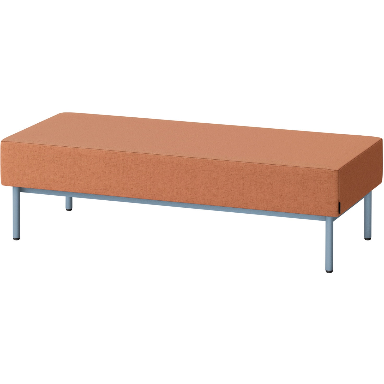 LCL-15SNAY-S5D3 CLソファ 背なし ストレートタイプ W1500 張地DY<配送時組立サービス付> イトーキ 高さ440mm奥行650mm  LCL-15SNAY-S5D3