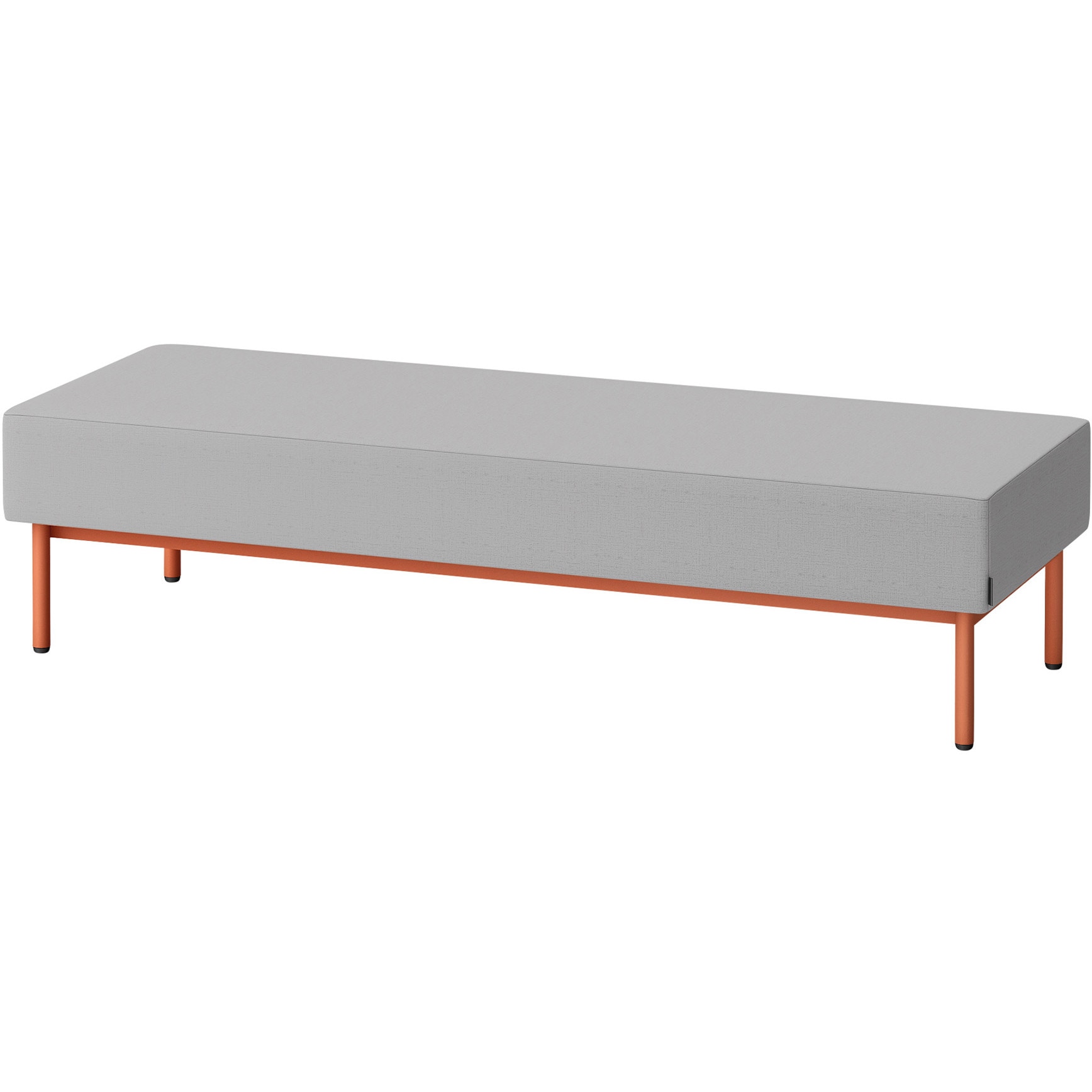 LCL-18SNAY-D4C6 CLソファ 背なし ストレートタイプ W1800 張地DY<配送時組立サービス付> イトーキ 高さ440mm奥行650mm  LCL-18SNAY-D4C6