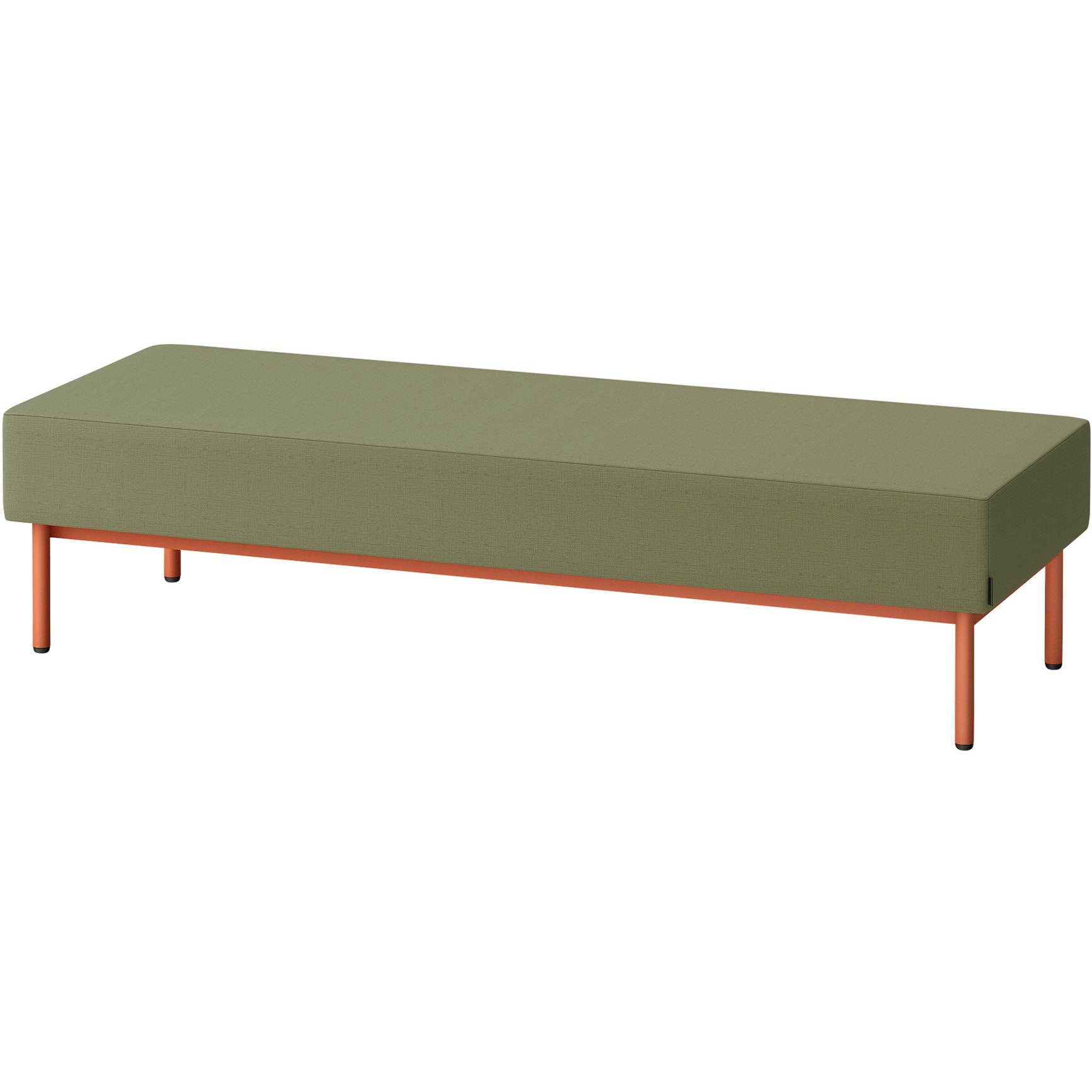 LCL-18SNAY-D4L6 CLソファ 背なし ストレートタイプ W1800 張地DY<配送時組立サービス付> イトーキ 高さ440mm奥行650mm  LCL-18SNAY-D4L6