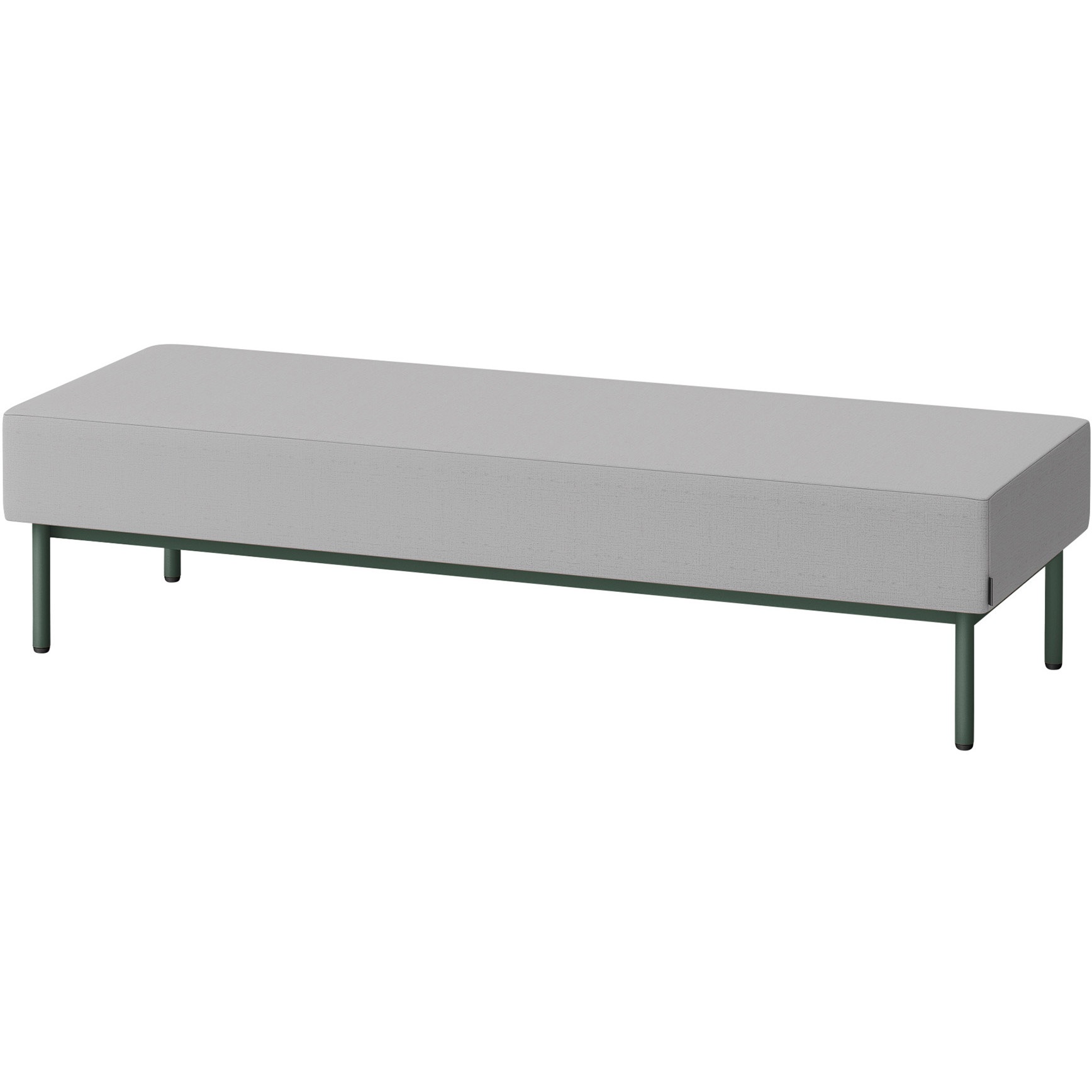 LCL-18SNAY-G2C6 CLソファ 背なし ストレートタイプ W1800 張地DY<配送時組立サービス付> イトーキ 高さ440mm奥行650mm  LCL-18SNAY-G2C6 199,800円