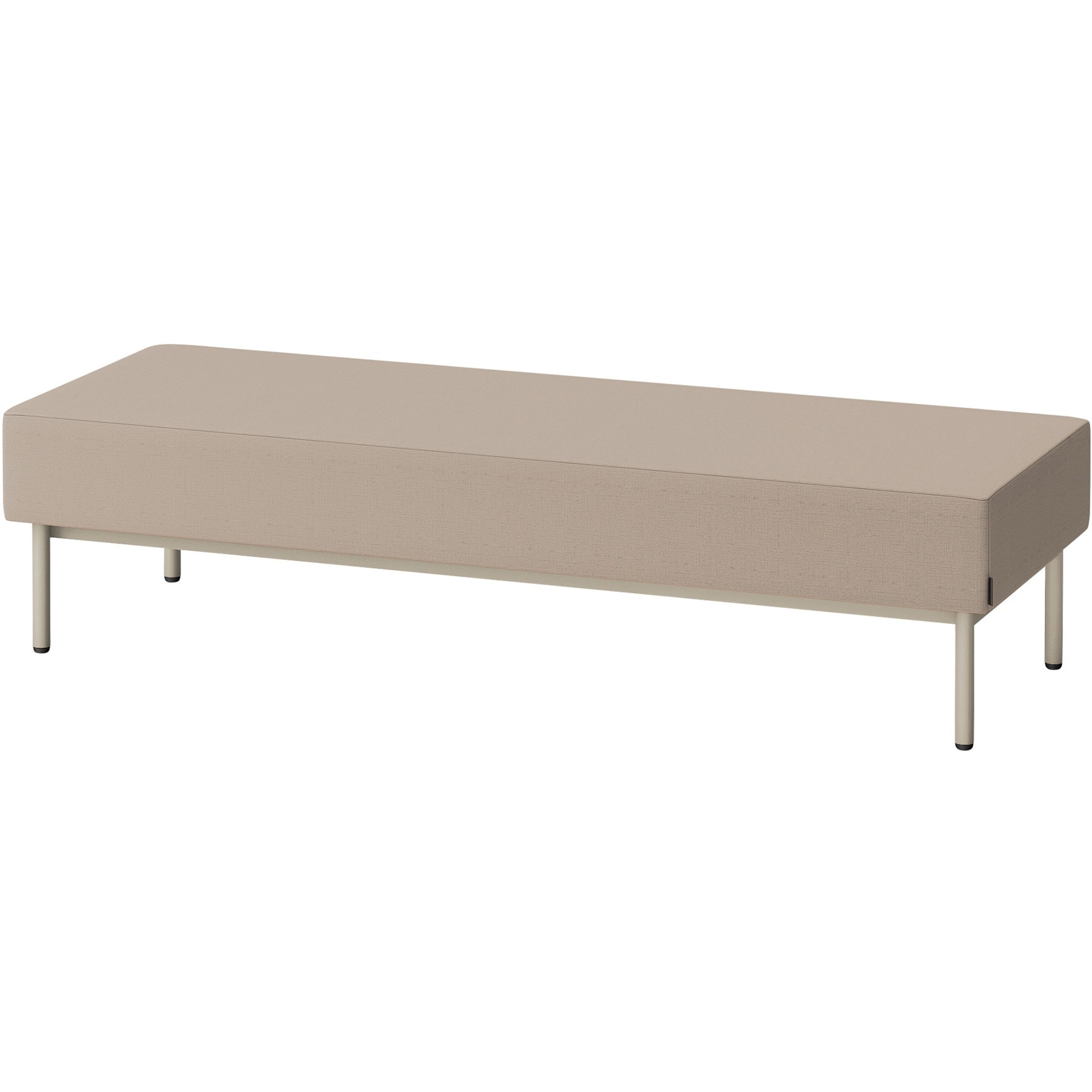 LCL-18SNAY-H9Y3 CLソファ 背なし ストレートタイプ W1800 張地DY<配送時組立サービス付> イトーキ 高さ440mm奥行650mm  LCL-18SNAY-H9Y3