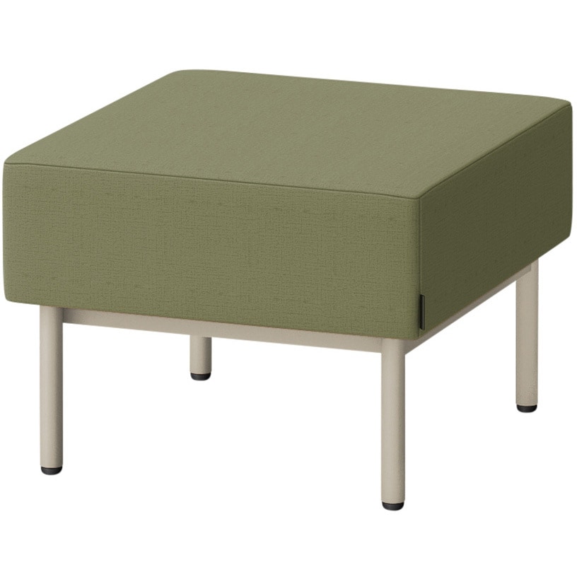 LCL-06SNAY-H9L6 CLソファ 背なし ストレートタイプ W600 張地DY<配送時組立サービス付> イトーキ 高さ440mm奥行650mm  LCL-06SNAY-H9L6