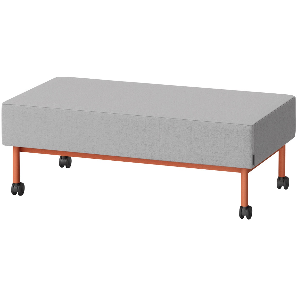 LCL-12SNCY-D4C6 CLソファ 背なし ストレートタイプ キャスター付 W1200 張地DY<配送時組立サービス付> イトーキ 高さ440mm奥行650mm  LCL-12SNCY-D4C6 93,390円