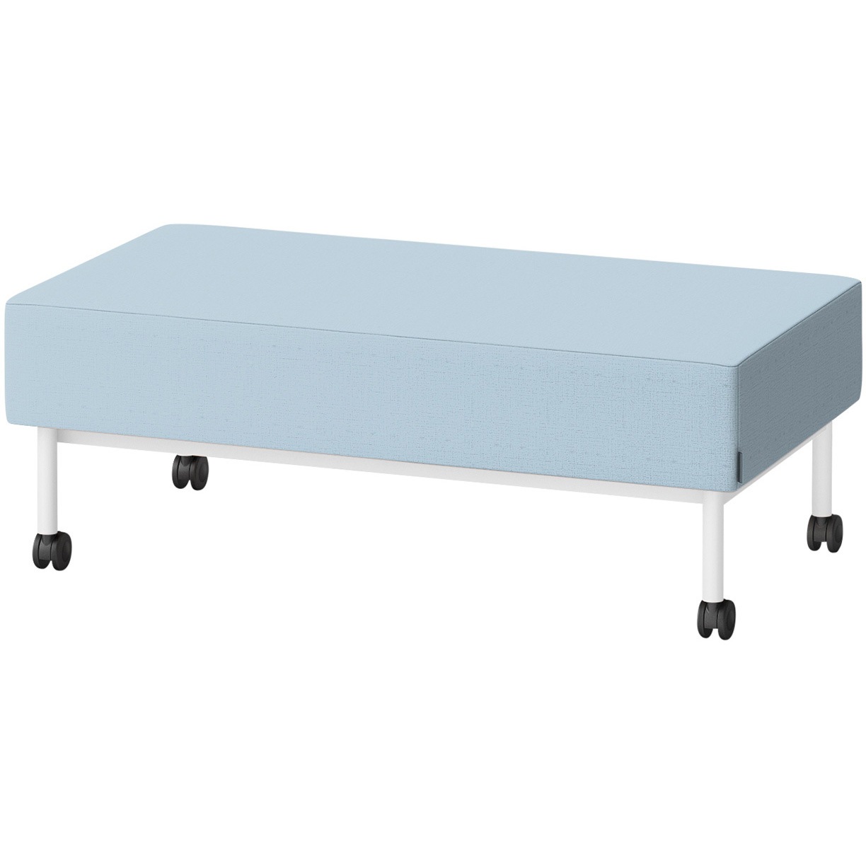 LCL-12SNCY-W9A8 CLソファ 背なし ストレートタイプ キャスター付 W1200 張地DY<配送時組立サービス付> イトーキ 高さ440mm奥行650mm  LCL-12SNCY-W9A8