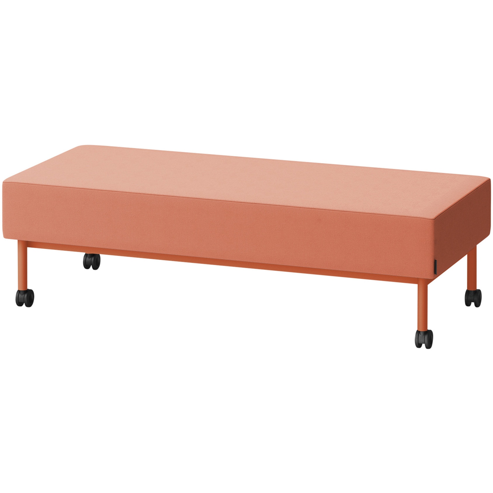 LCL-15SNCC-D4D3 CLソファ 背なし ストレートタイプ キャスター付 W1500 張地C<配送時組立サービス付> イトーキ 高さ440mm奥行650mm  LCL-15SNCC-D4D3