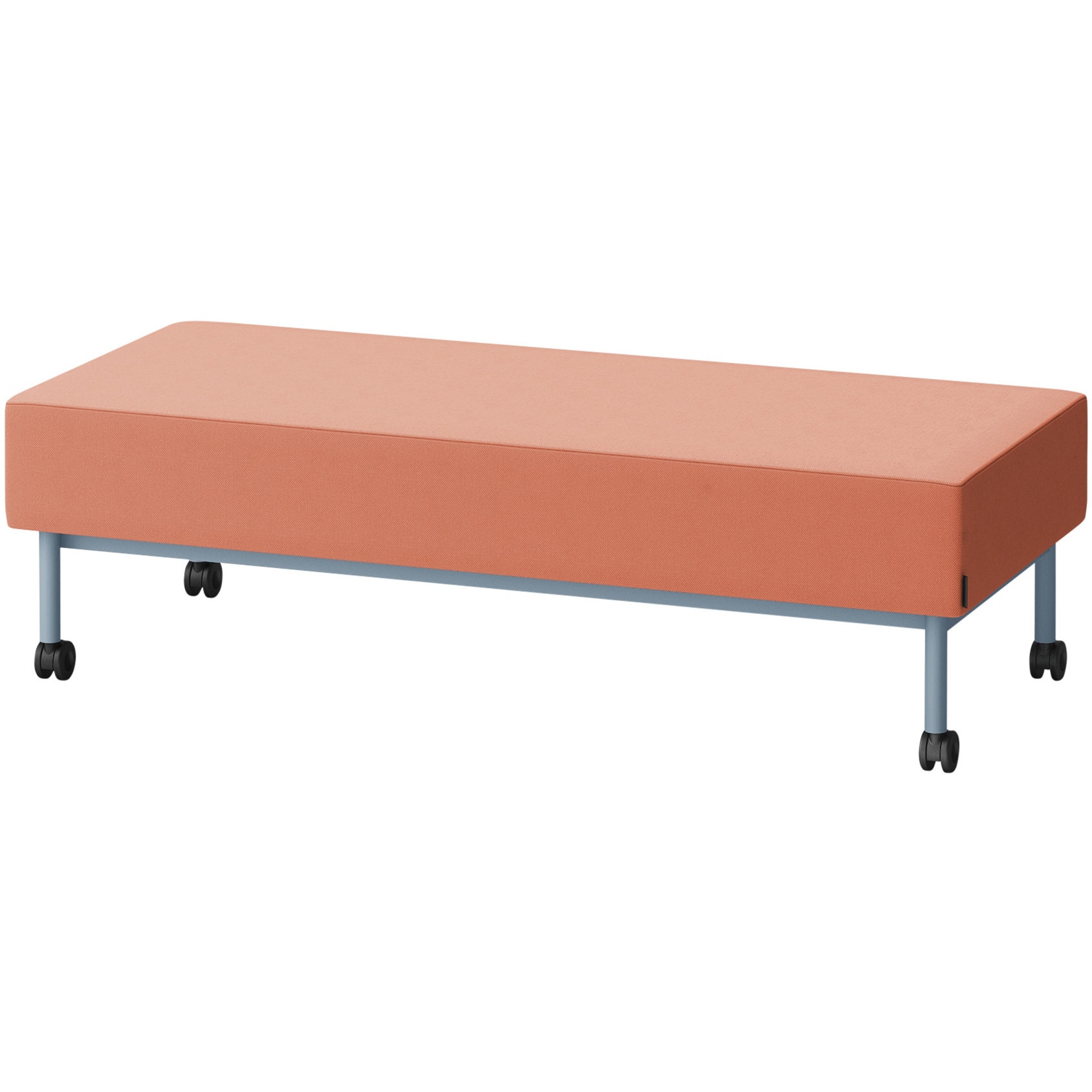 LCL-15SNCC-S5D3 CLソファ 背なし ストレートタイプ キャスター付 W1500 張地C<配送時組立サービス付> イトーキ 高さ440mm奥行650mm  LCL-15SNCC-S5D3