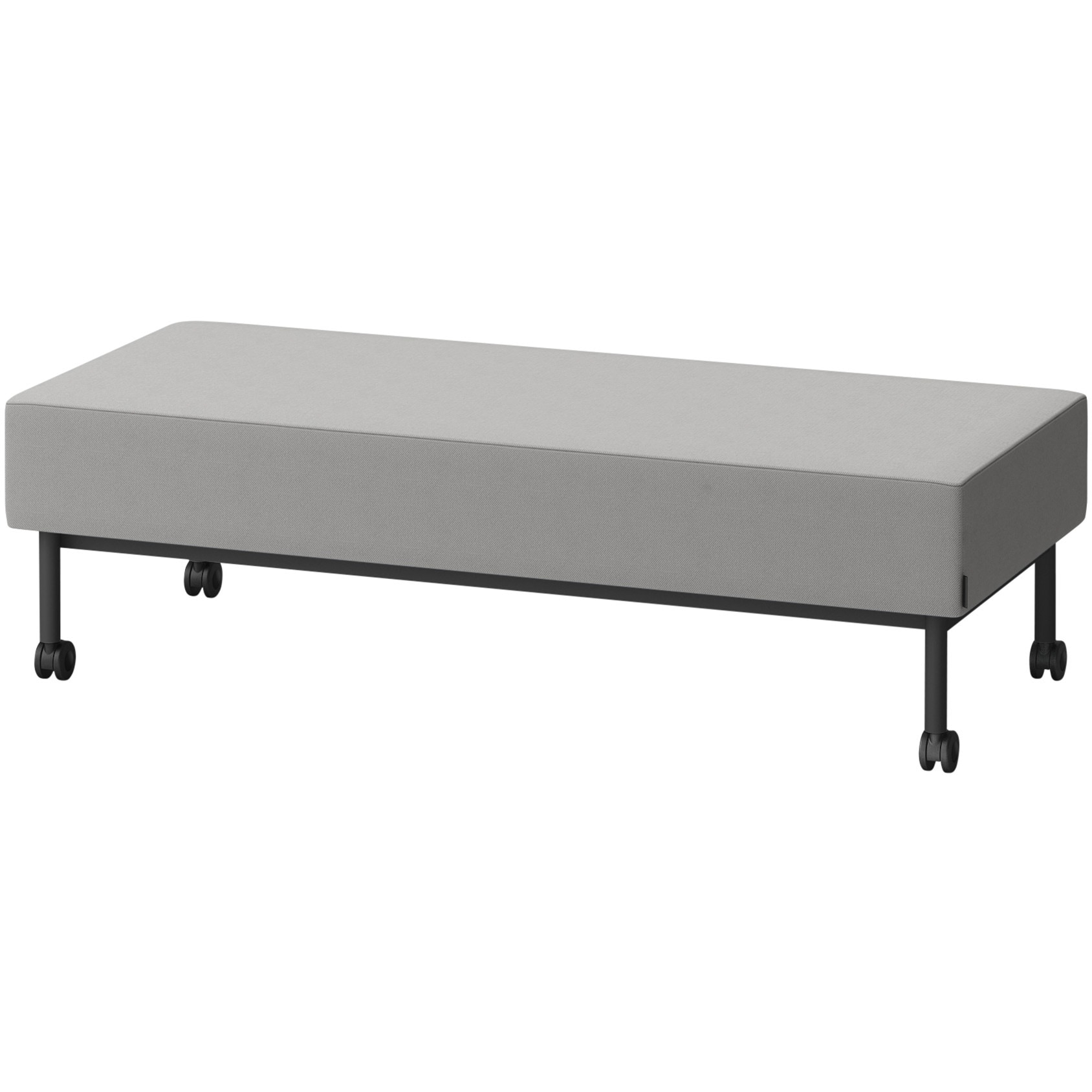 LCL-15SNCC-T1C4 CLソファ 背なし ストレートタイプ キャスター付 W1500 張地C<配送時組立サービス付> イトーキ 高さ440mm奥行650mm  LCL-15SNCC-T1C4