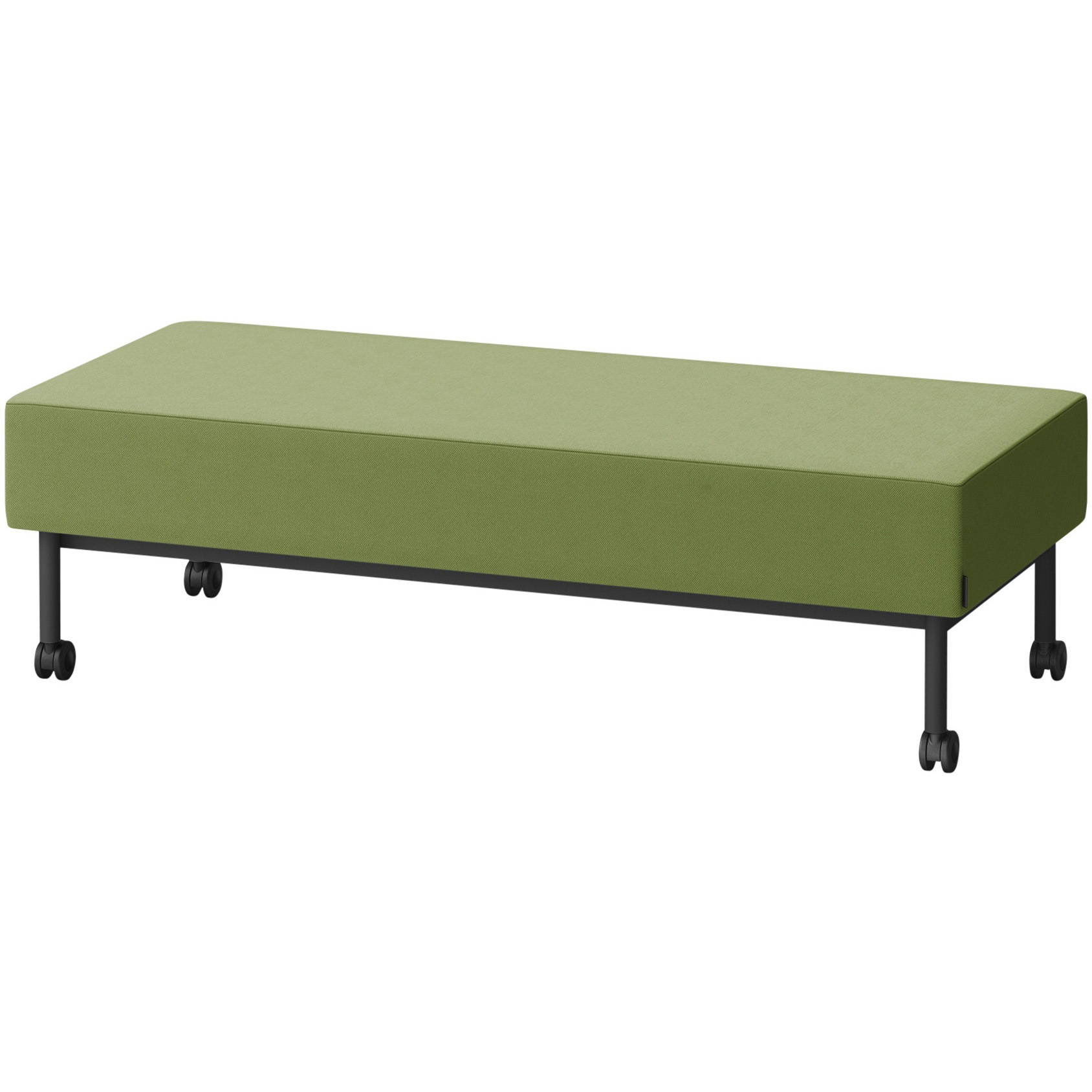 LCL-15SNCC-T1Q3 CLソファ 背なし ストレートタイプ キャスター付 W1500 張地C<配送時組立サービス付> イトーキ 高さ440mm奥行650mm  LCL-15SNCC-T1Q3