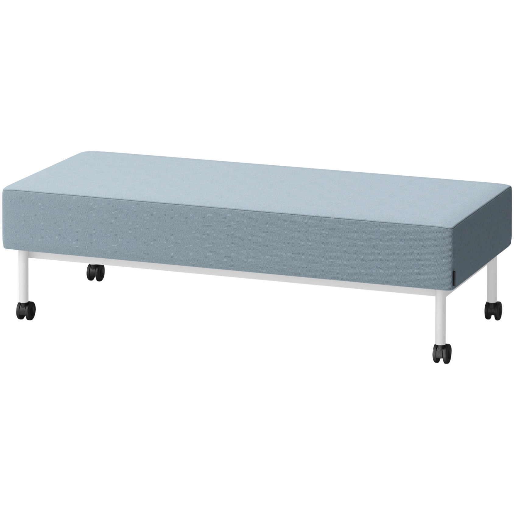 LCL-15SNCC-W9S5 CLソファ 背なし ストレートタイプ キャスター付 W1500 張地C<配送時組立サービス付> イトーキ 高さ440mm奥行650mm  LCL-15SNCC-W9S5