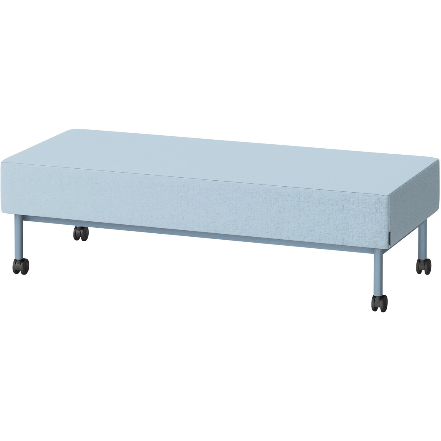 LCL-15SNCY-S5A8 CLソファ 背なし ストレートタイプ キャスター付 W1500 張地DY<配送時組立サービス付> イトーキ 高さ440mm奥行650mm  LCL-15SNCY-S5A8