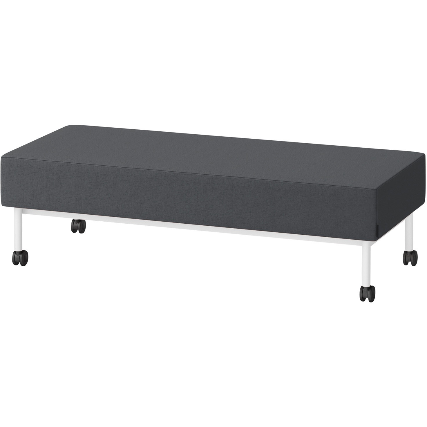 LCL-15SNCY-W9W2 CLソファ 背なし ストレートタイプ キャスター付 W1500 張地DY<配送時組立サービス付> イトーキ 高さ440mm奥行650mm  LCL-15SNCY-W9W2