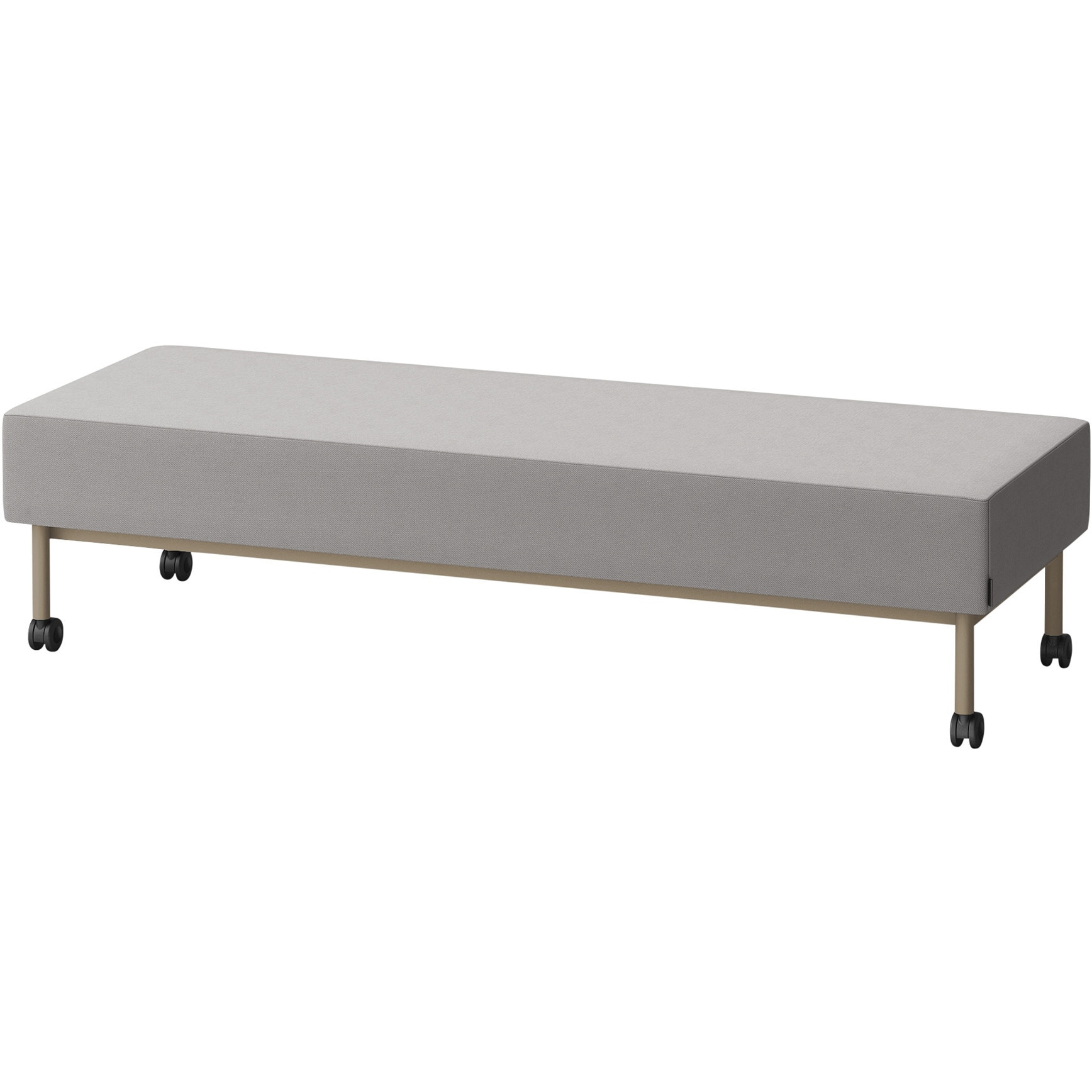 LCL-18SNCC-H9C4 CLソファ 背なし ストレートタイプ キャスター付 W1800 張地C<配送時組立サービス付> イトーキ 高さ440mm奥行650mm  LCL-18SNCC-H9C4