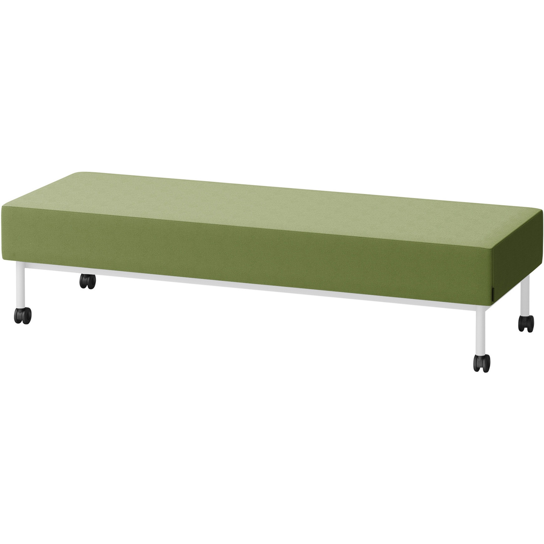 LCL-18SNCC-W9Q3 CLソファ 背なし ストレートタイプ キャスター付 W1800 張地C<配送時組立サービス付> イトーキ 高さ440mm奥行650mm  LCL-18SNCC-W9Q3