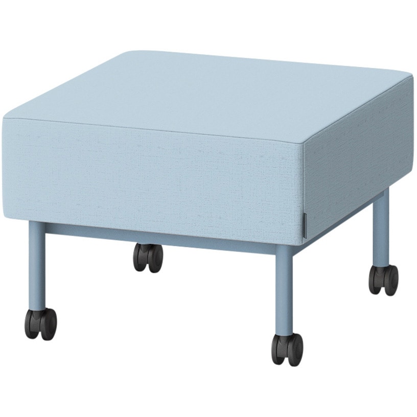 LCL-06SNCY-S5A8 CLソファ 背なし ストレートタイプ キャスター付 W600 張地DY<配送時組立サービス付> イトーキ 高さ440mm奥行650mm  LCL-06SNCY-S5A8