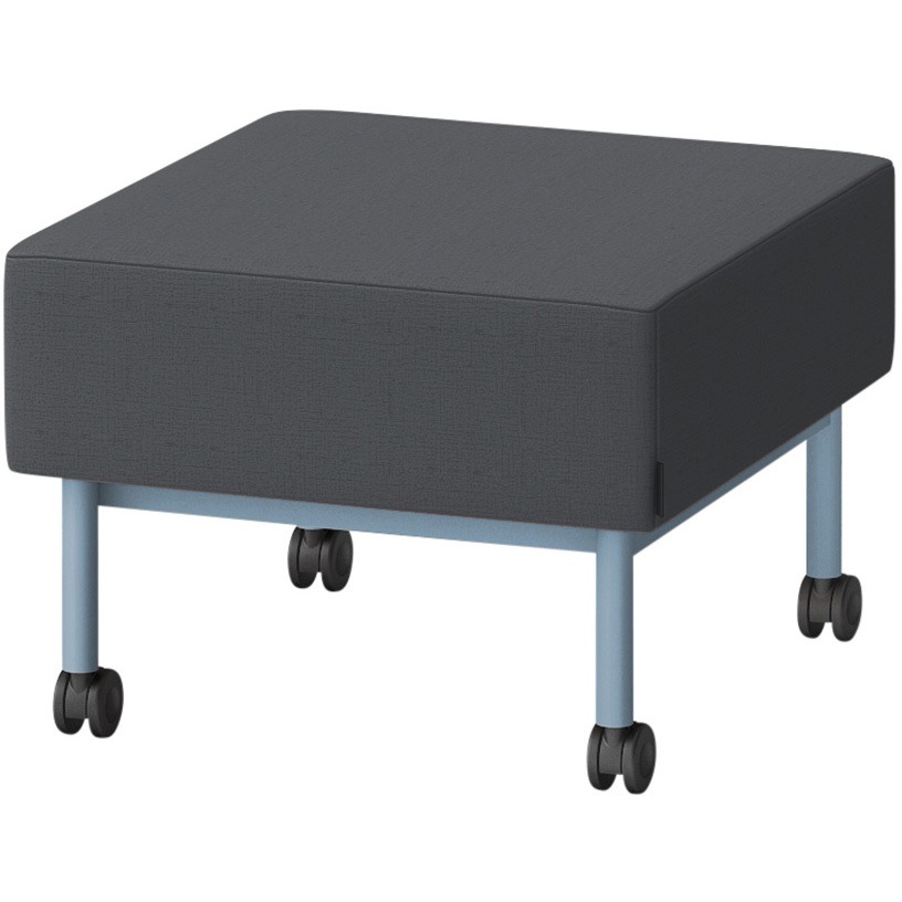 LCL-06SNCY-S5W2 CLソファ 背なし ストレートタイプ キャスター付 W600 張地DY<配送時組立サービス付> イトーキ 高さ440mm奥行650mm  LCL-06SNCY-S5W2