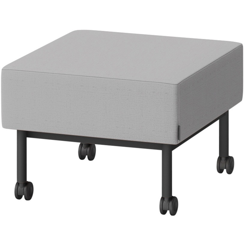 LCL-06SNCY-T1C6 CLソファ 背なし ストレートタイプ キャスター付 W600 張地DY<配送時組立サービス付> イトーキ 高さ440mm奥行650mm  LCL-06SNCY-T1C6