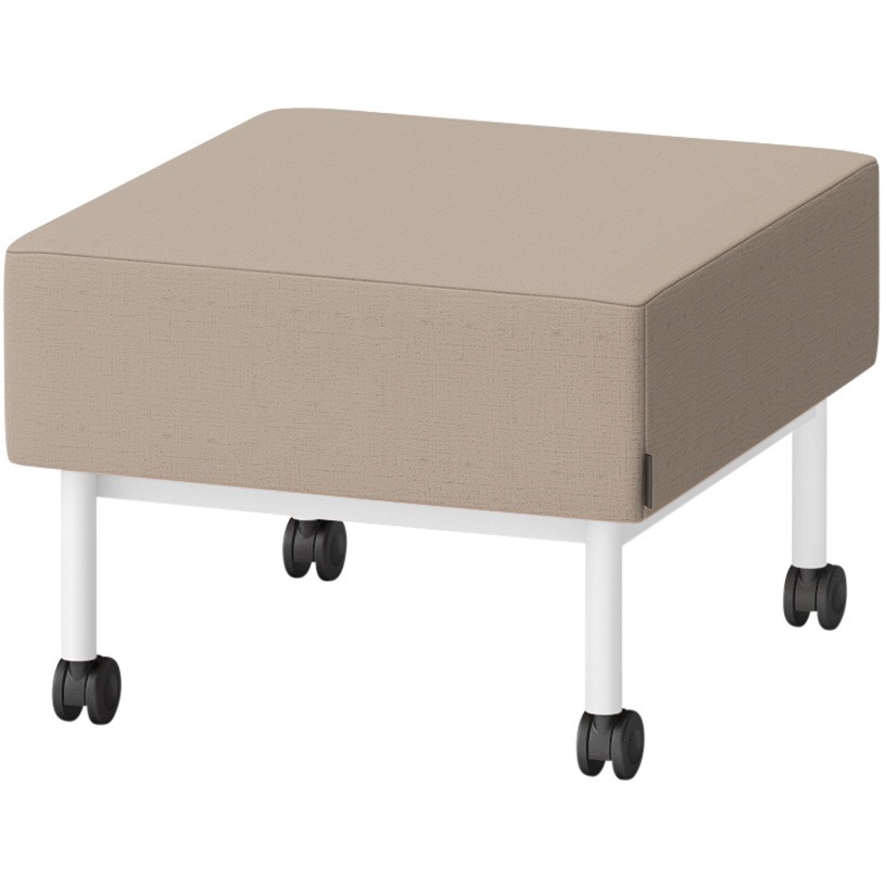 LCL-06SNCY-W9Y3 CLソファ 背なし ストレートタイプ キャスター付 W600 張地DY<配送時組立サービス付> イトーキ 高さ440mm奥行650mm  LCL-06SNCY-W9Y3