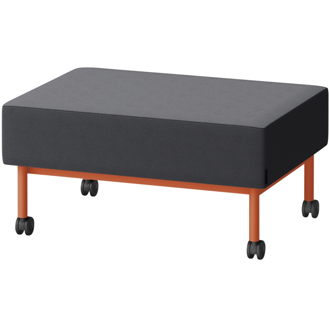 LCL-09SNCC-D4W2 CLソファ 背なし ストレートタイプ キャスター付 W900 張地C<配送時組立サービス付> イトーキ 高さ440mm奥行650mm  LCL-09SNCC-D4W2