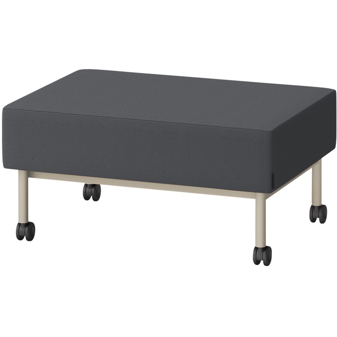 LCL-09SNCY-H9W2 CLソファ 背なし ストレートタイプ キャスター付 W900 張地DY<配送時組立サービス付> イトーキ 高さ440mm奥行650mm  LCL-09SNCY-H9W2