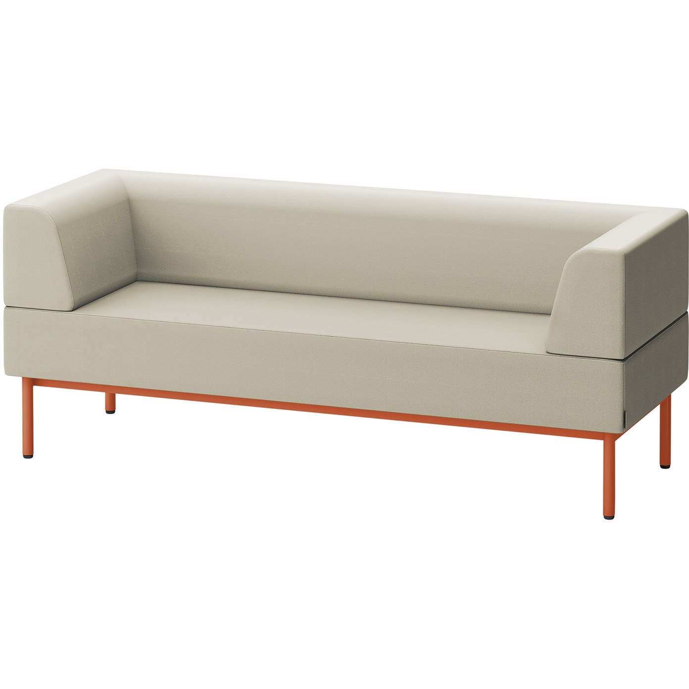 LCL-18WLAC-D4F6 CLソファ 両肘ストレートタイプ W1800 張地C<配送時組立サービス付> イトーキ 高さ720mm奥行650mm  LCL-18WLAC-D4F6