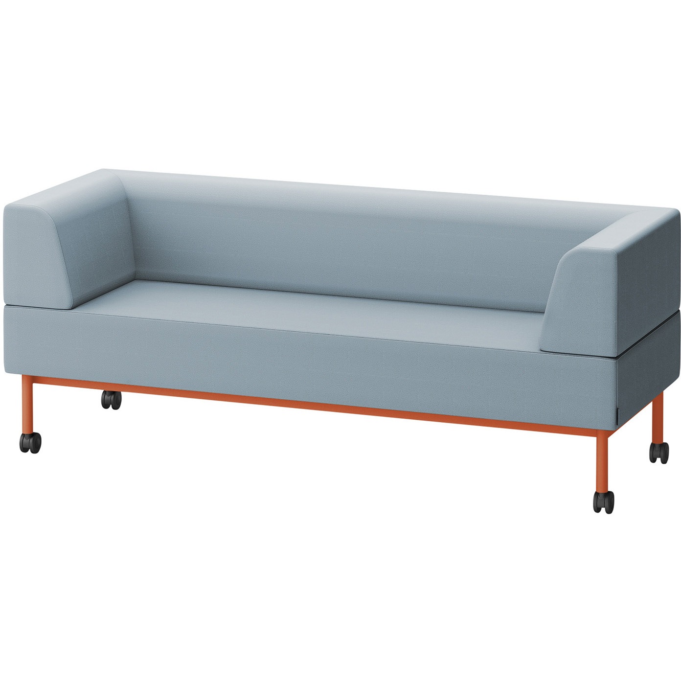 LCL-18WLCC-D4S5 CLソファ 両肘ストレートタイプ キャスター付 W1800 張地C<配送時組立サービス付> イトーキ 高さ720mm奥行650mm  LCL-18WLCC-D4S5