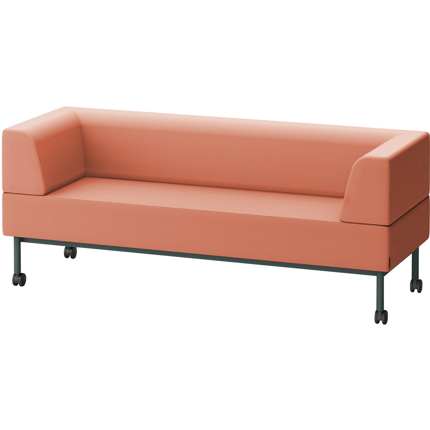 LCL-18WLCC-G2D3 CLソファ 両肘ストレートタイプ キャスター付 W1800 張地C<配送時組立サービス付> イトーキ 高さ720mm奥行650mm  LCL-18WLCC-G2D3