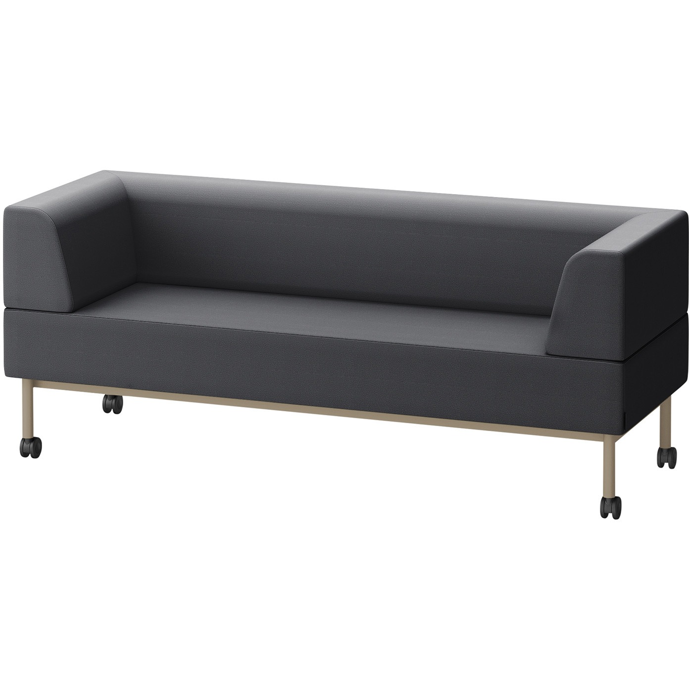 LCL-18WLCC-H9W2 CLソファ 両肘ストレートタイプ キャスター付 W1800 張地C<配送時組立サービス付> イトーキ 高さ720mm奥行650mm  LCL-18WLCC-H9W2 149,900円