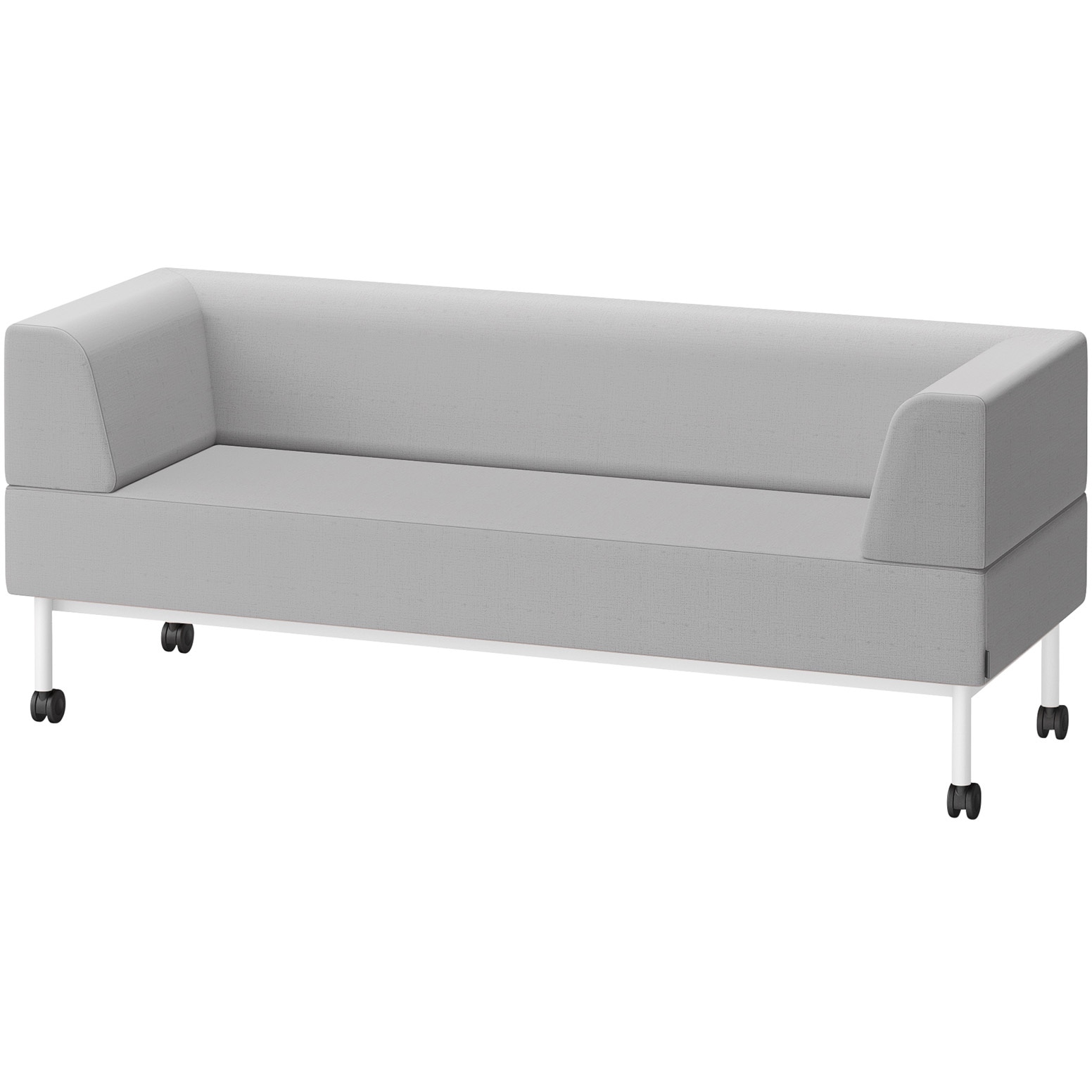 LCL-18WLCY-W9C6 CLソファ 両肘ストレートタイプ キャスター付 W1800 張地DY<配送時組立サービス付> イトーキ 高さ720mm奥行650mm  LCL-18WLCY-W9C6