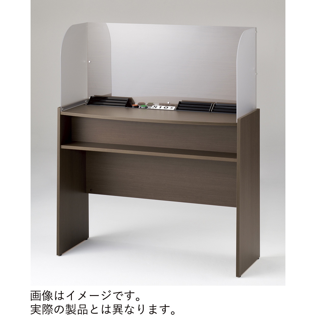 VLC-113B1-82 LCシリーズ ライティングテーブル 棚付(情報ボード付・サイドパネル付)<配送時組立サービス付> 1台 イトーキ 【通販モノタロウ】