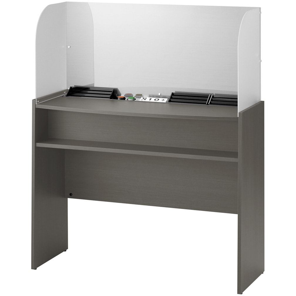 VLC-114B1-81 LCシリーズ ライティングテーブル 棚付(情報ボード付・サイドパネル付)<配送時組立サービス付> 1台 イトーキ 【通販モノタロウ】