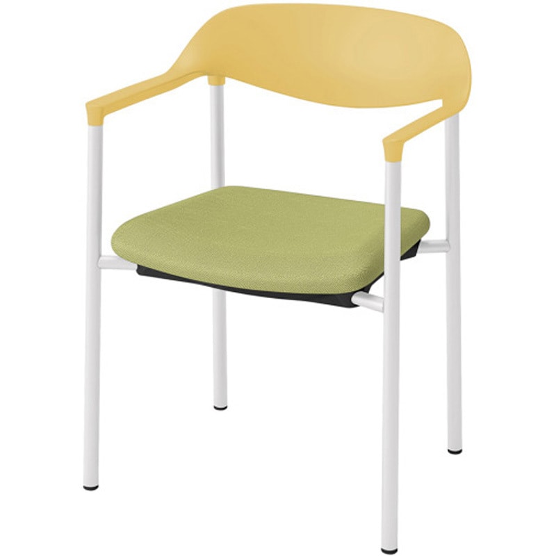 KLK-635DL-U5L8 LK-6チェア 4本脚<配送時組立サービス付> イトーキ スタッキング3脚 高さ743mm幅558mm奥行507mm