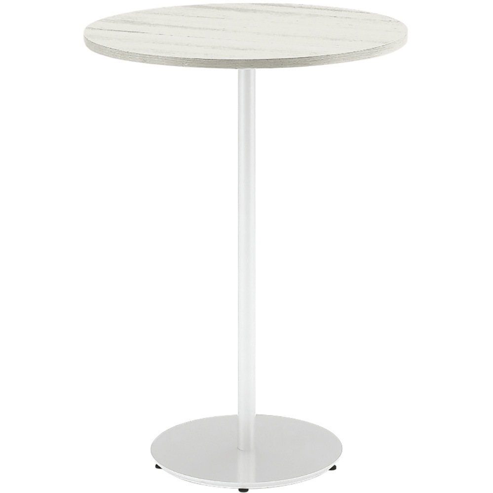 LPF-075HT-W961 PiOシリーズ ハイテーブル 円形<配送時組立サービス付> イトーキ メラミン化粧板 ホワイト 高さ1000mm幅750mm奥行750mm  LPF-075HT-W961 58,188円